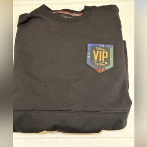 New Disney Shirt VIP Tours Spirit Jersey Size Large Black Shirt Plaid Disneyland